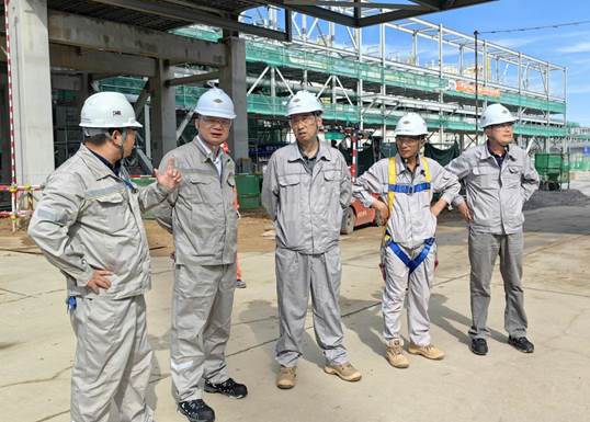 周鴻到湛江一體化項目調(diào)研指導工作